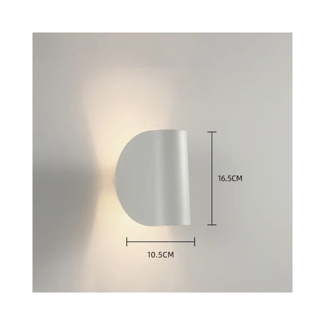 Applique Murale Créative Makaron LED Rotative