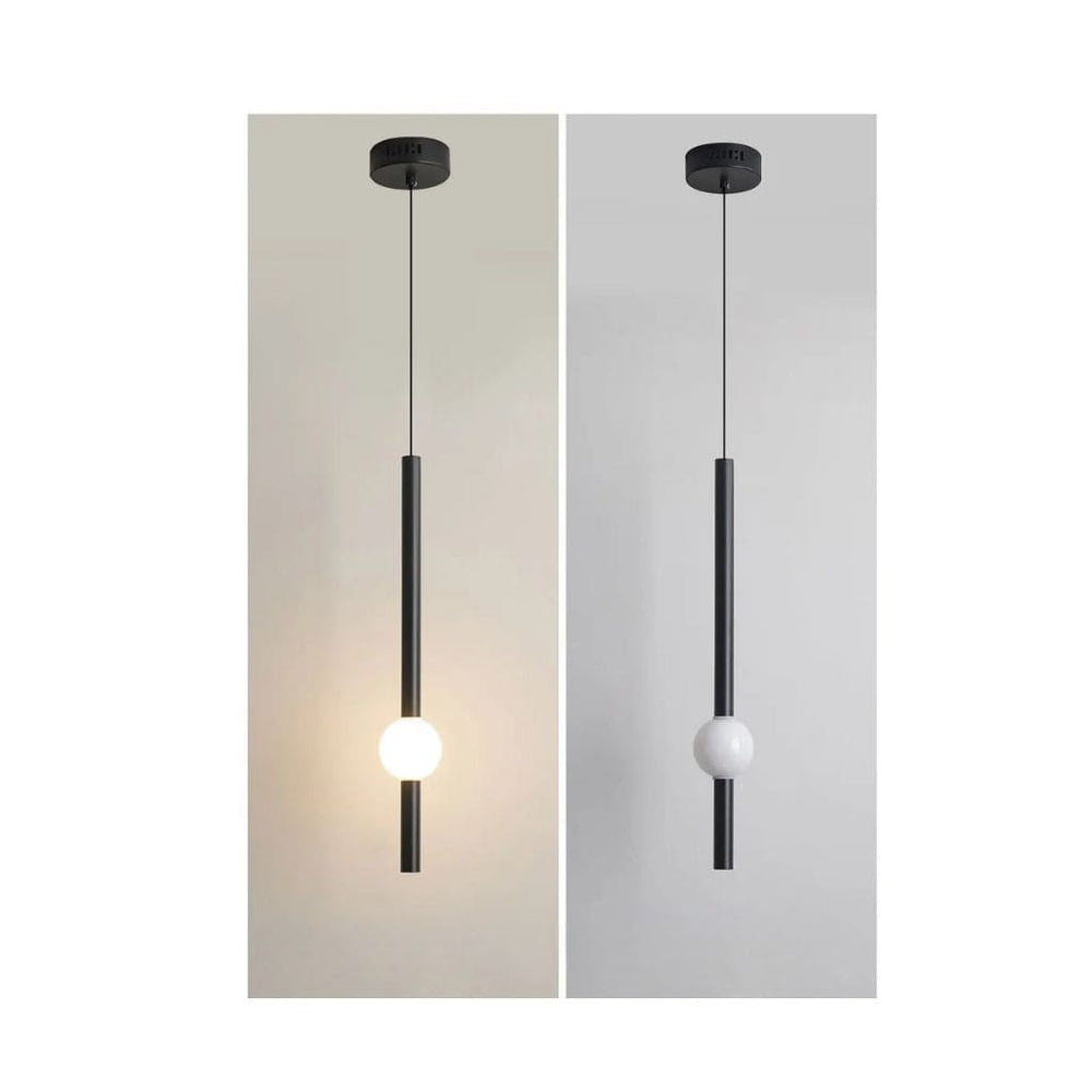 Lampe Pendante Noire LED Nordique