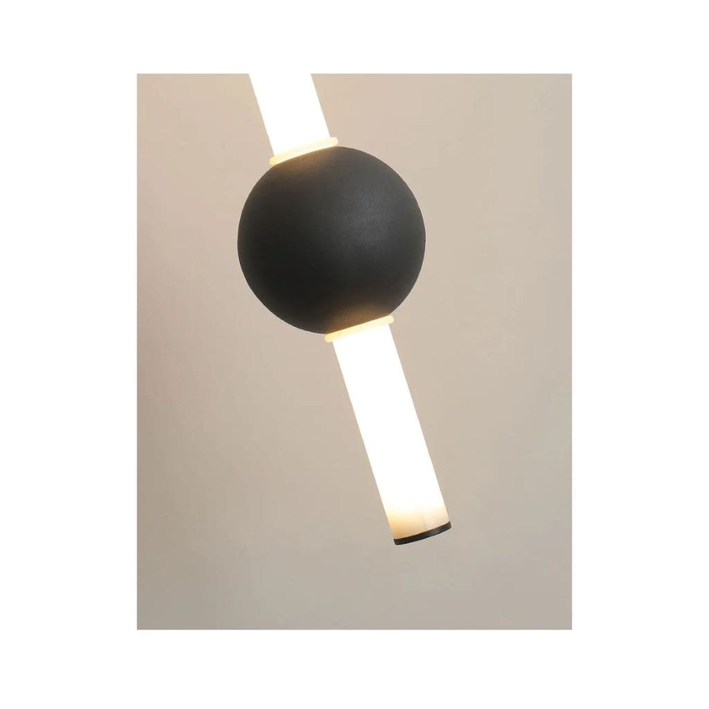 Lampe Pendante Noire LED Nordique