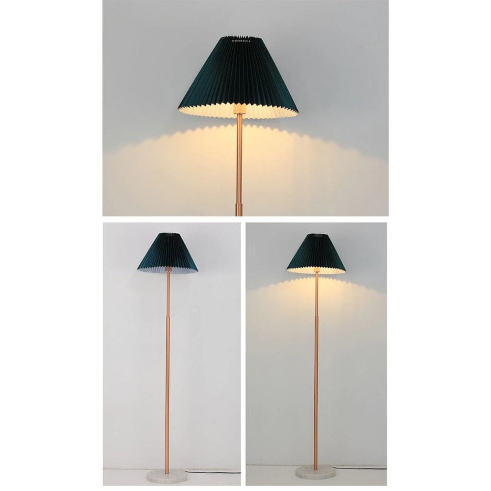 Lampe de Sol Nordique avec Base en Marbre