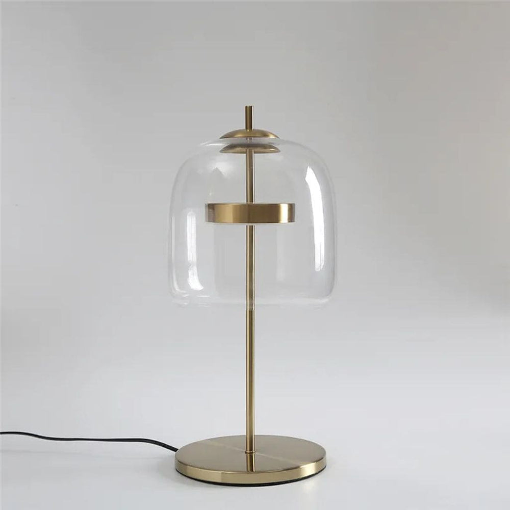 Lampe de Table LED en Verre Moderne