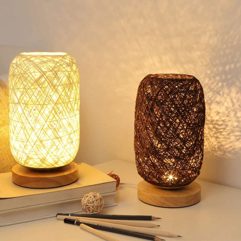 Lampe de Table en Bois Nordique