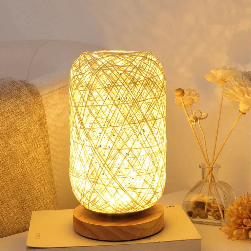 Lampe de Table en Bois Nordique