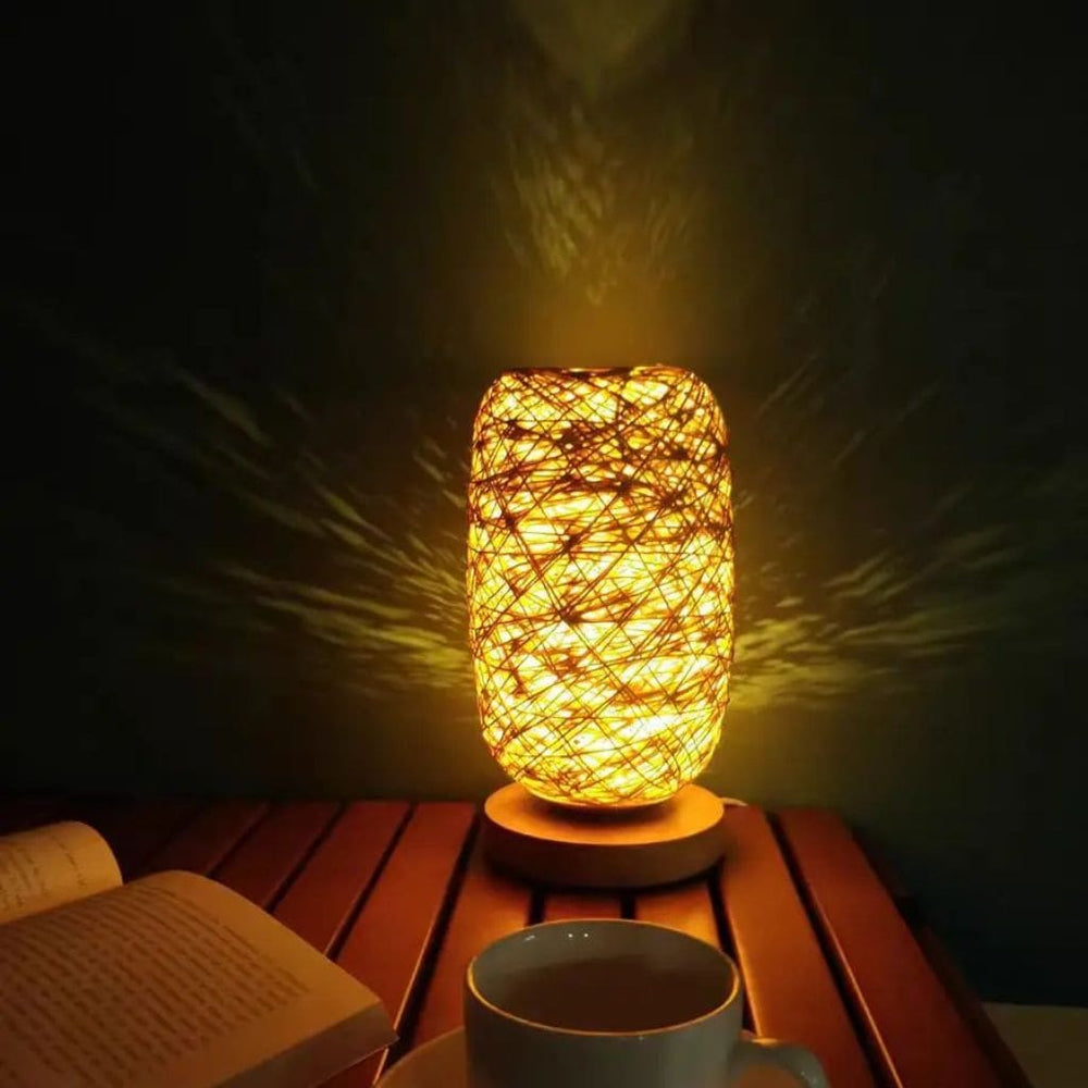 Lampe de Table en Bois Nordique