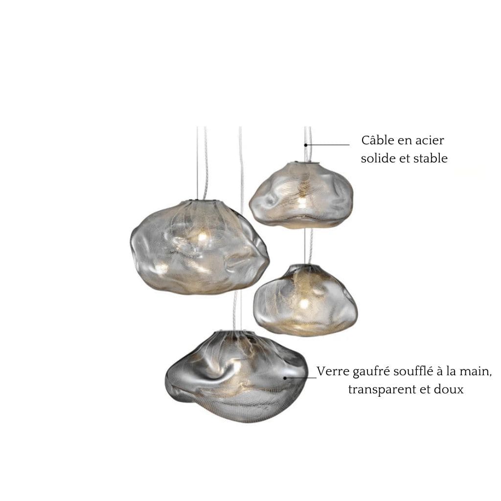 Luminaire Suspendu en Verre Soufflé