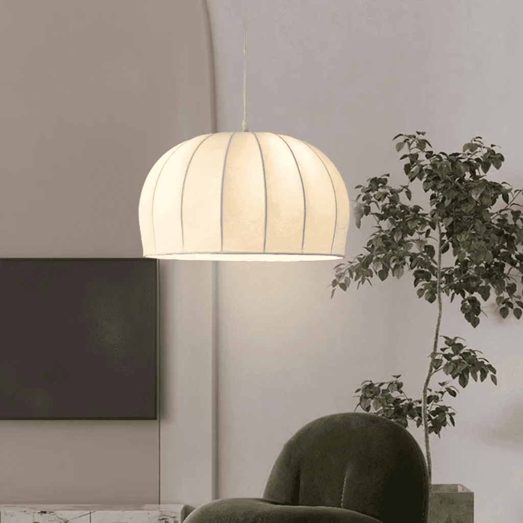 Luminaires Pendants en Soie Italienne Nouvelle Wabi Sabi