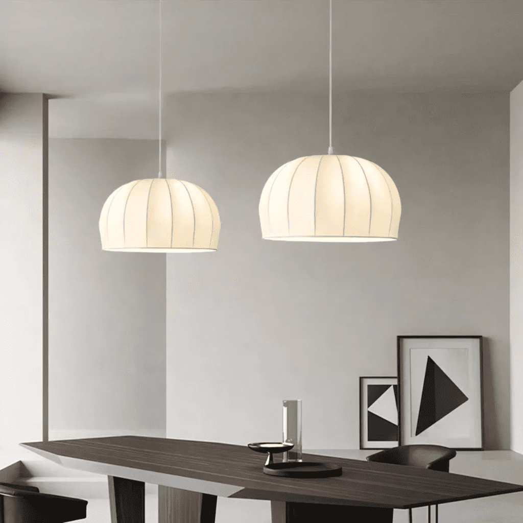 Luminaires Pendants en Soie Italienne Nouvelle Wabi Sabi