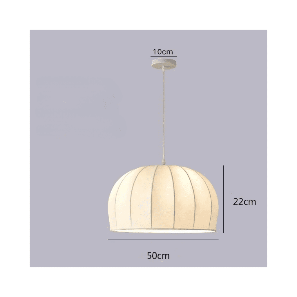 Luminaires Pendants en Soie Italienne Nouvelle Wabi Sabi