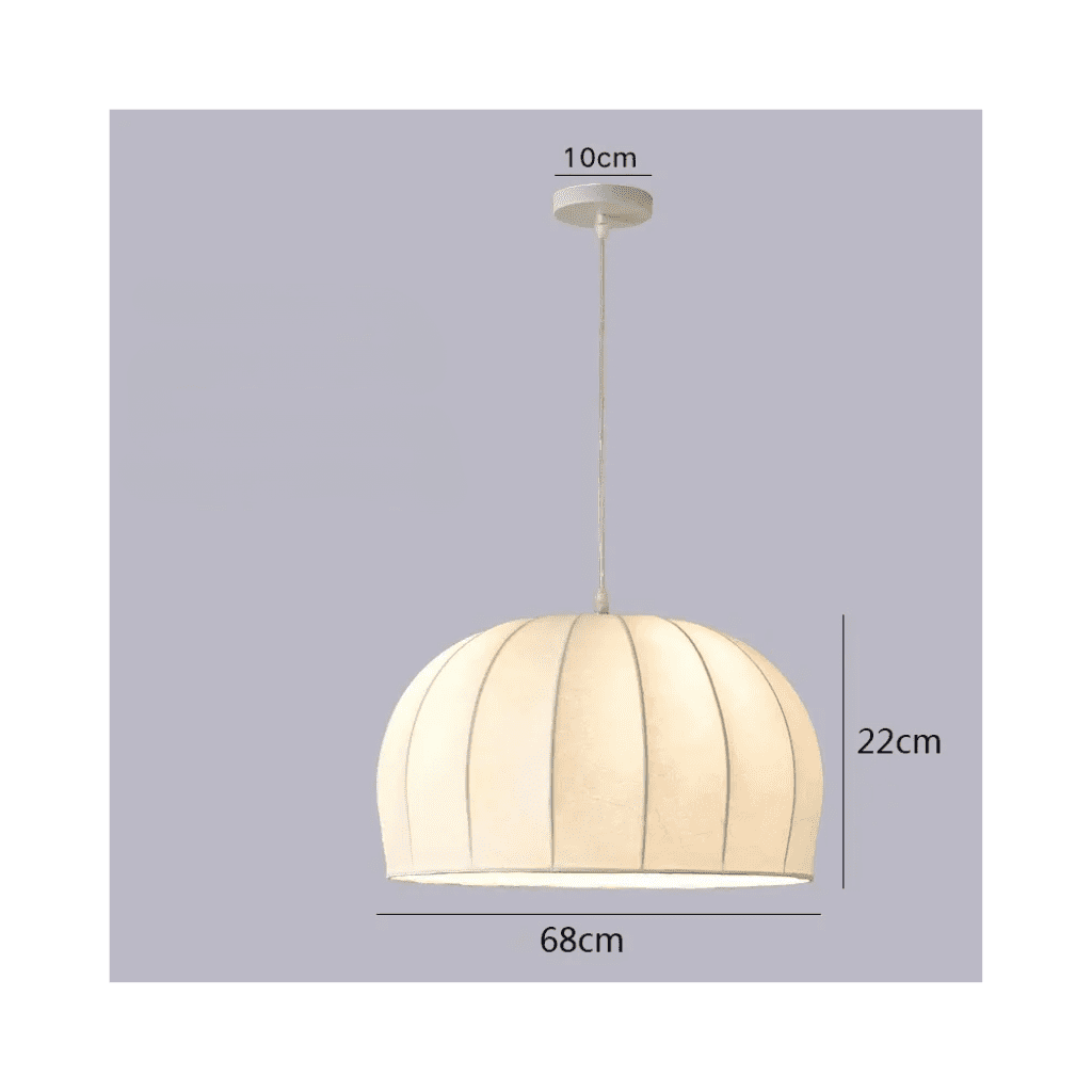 Luminaires Pendants en Soie Italienne Nouvelle Wabi Sabi