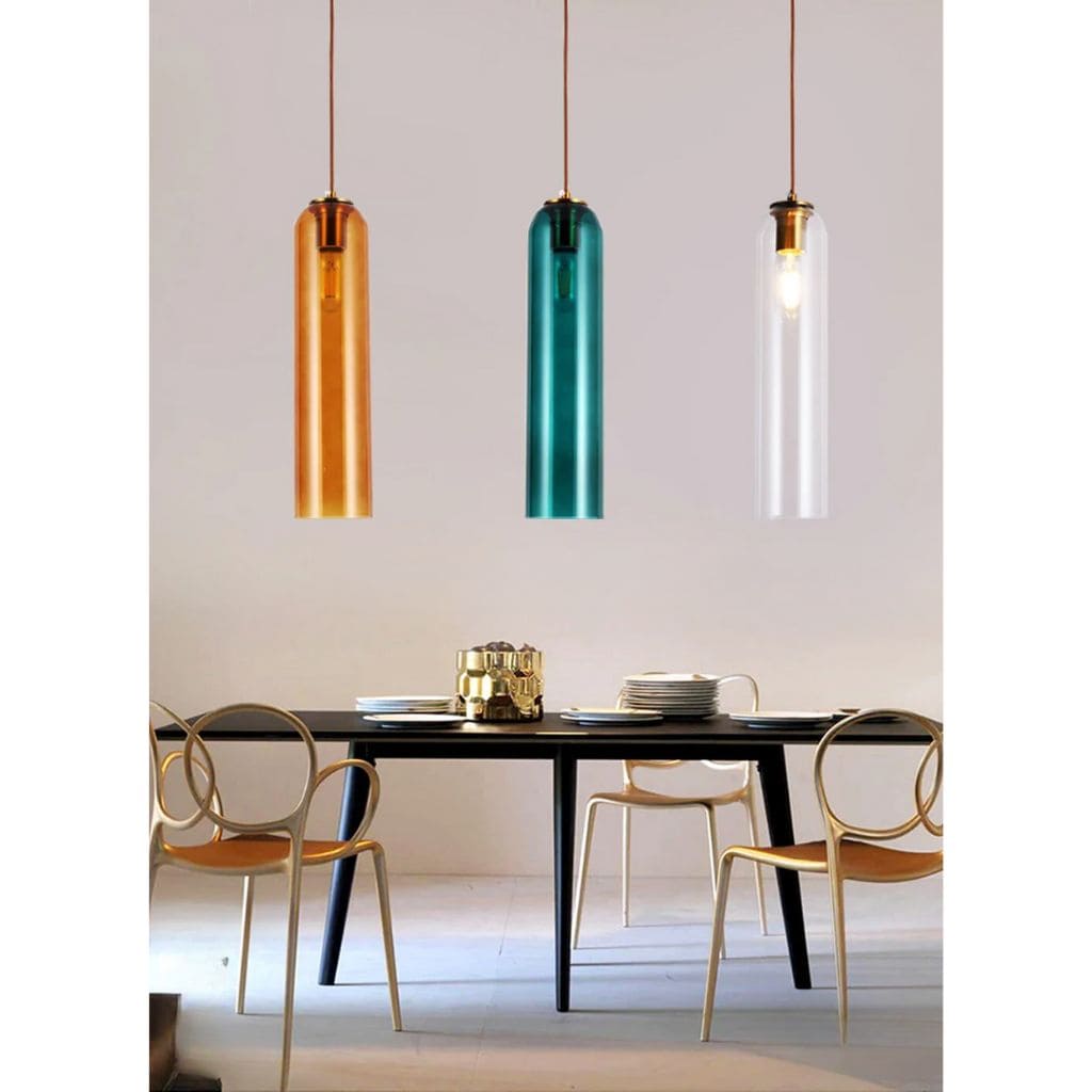 Lustre Contemporain en Verre