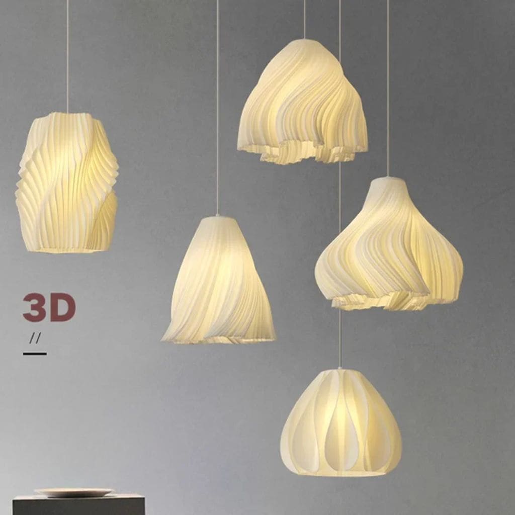 Lustre Créatif Nordique en 3D