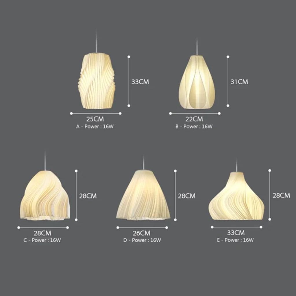 Lustre Créatif Nordique en 3D