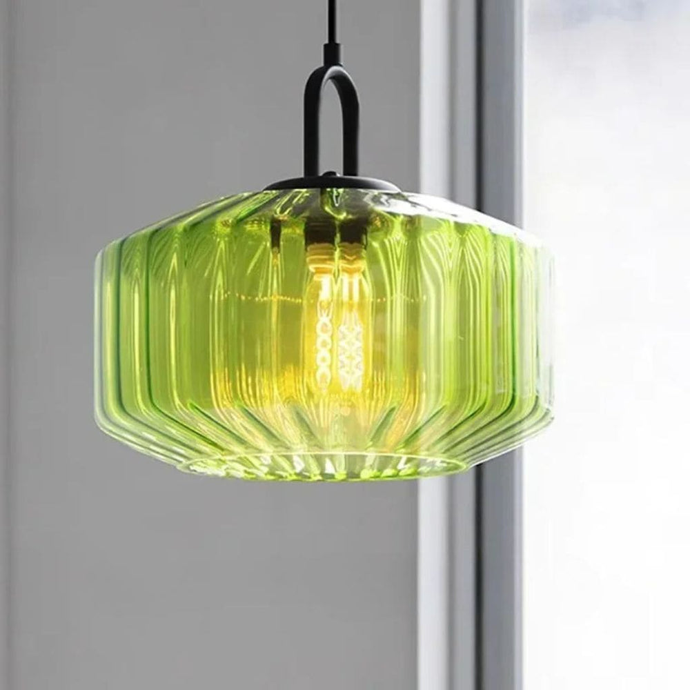 Lustre LED Nordique en Verre