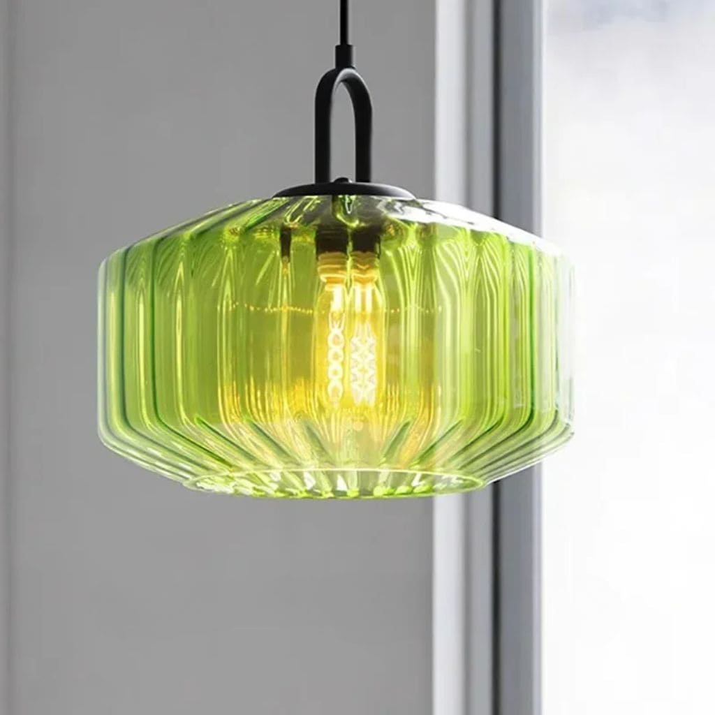 Lustre LED Nordique en Verre