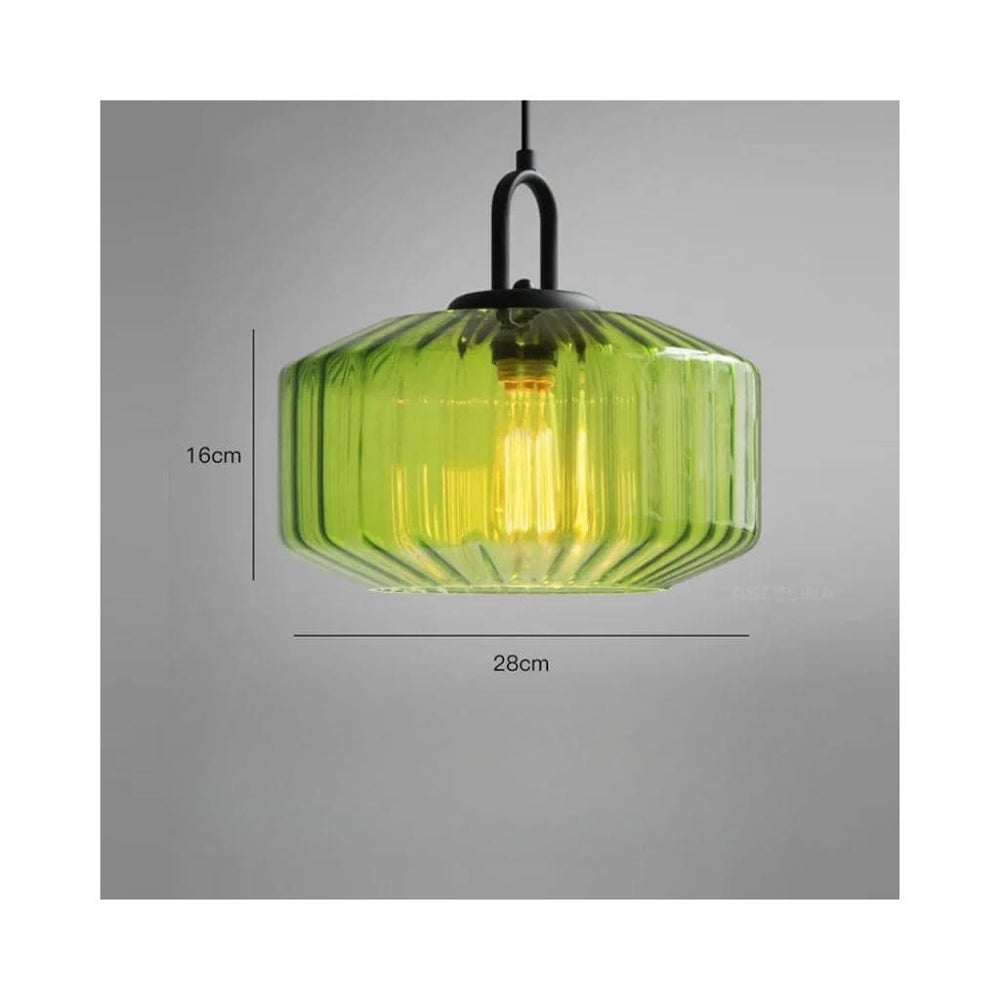 Lustre LED Nordique en Verre