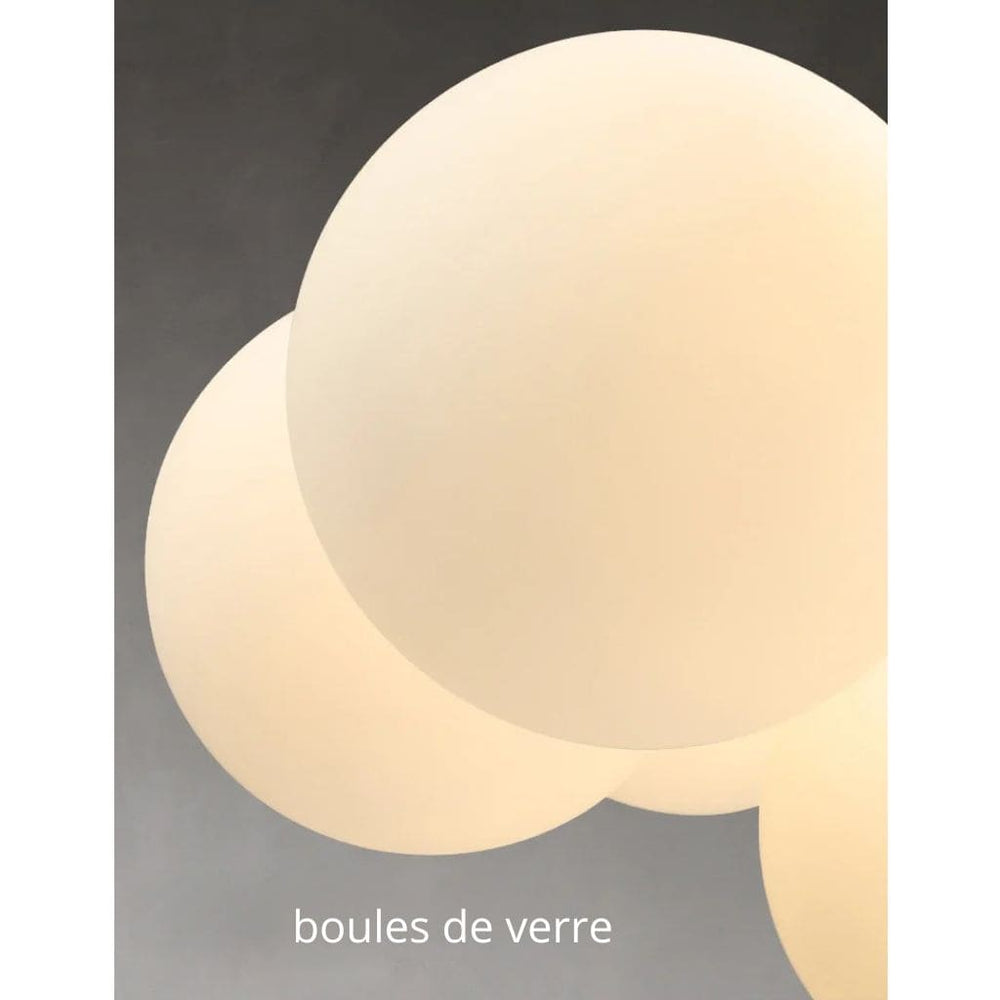 Lustre Nordique Boules de Verre