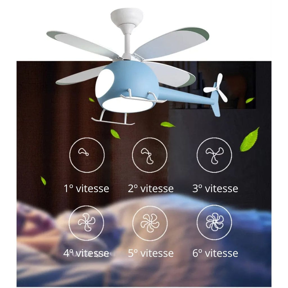 Lustre de Plafond Moderne LED Avion Cartoon