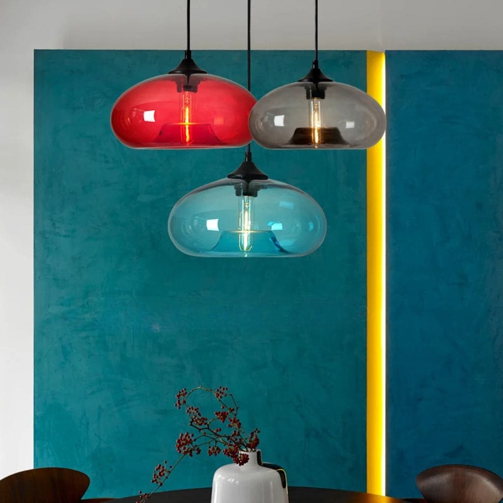 Lustre en Verre Loft Nordique Moderne