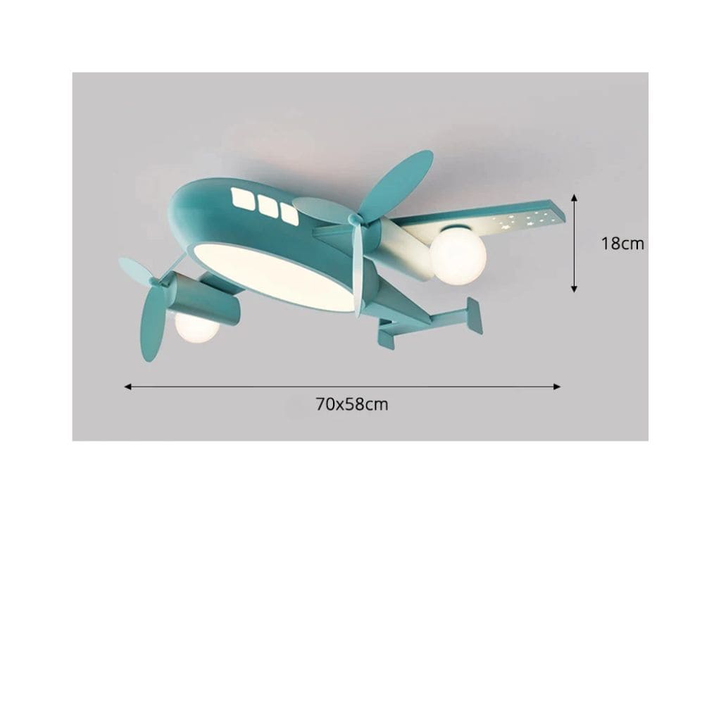 Plafonnier à LED Modèle Avion Créatif