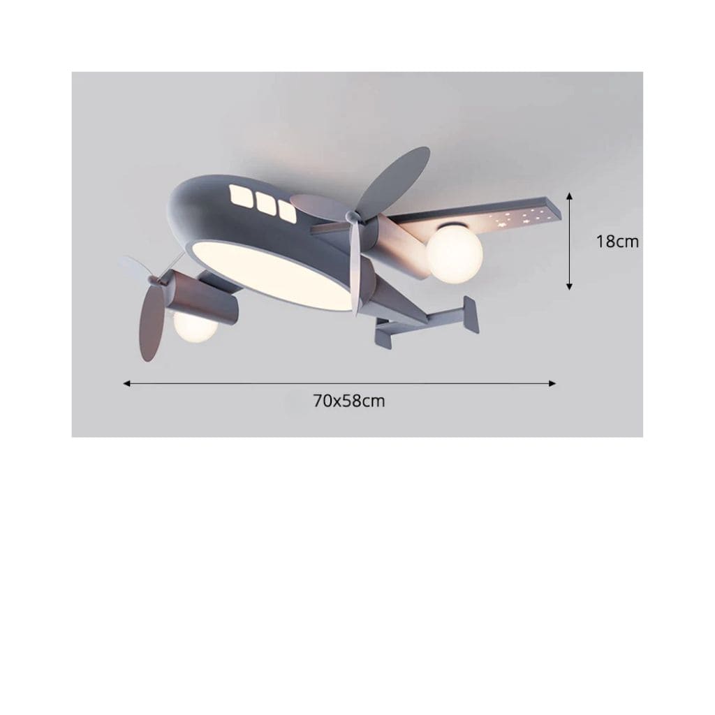 Plafonnier à LED Modèle Avion Créatif