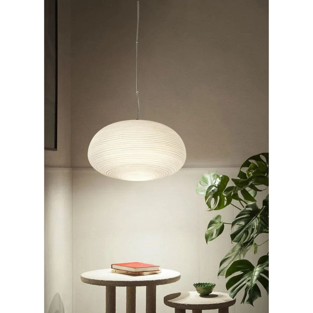 Suspension Foscarini en Verre Blanc Laiteux