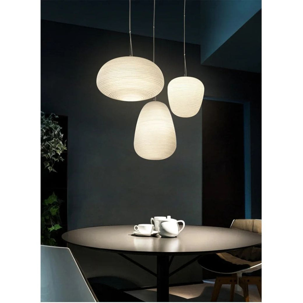 Suspension Foscarini en Verre Blanc Laiteux