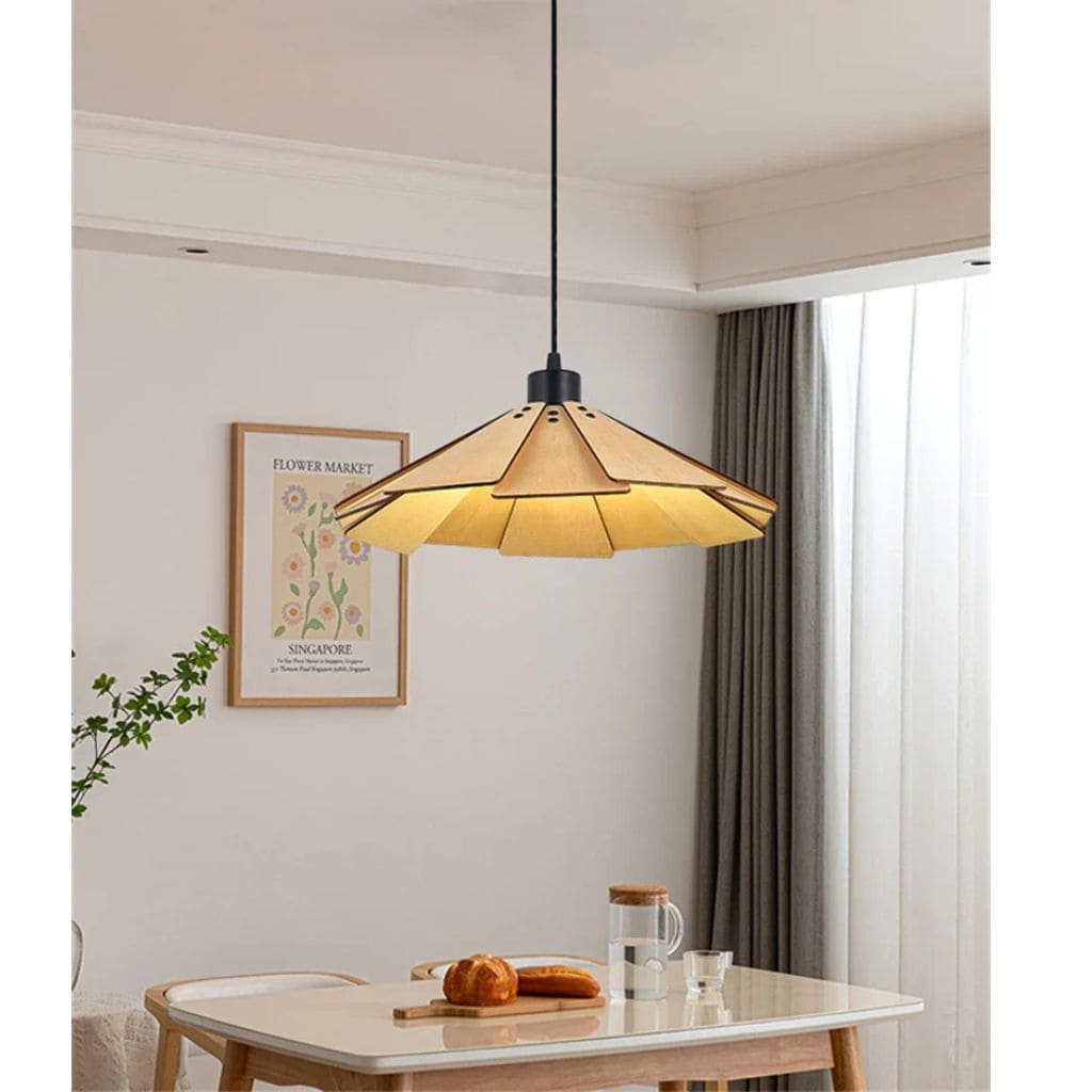 Suspension Luminaire Bois Rocker