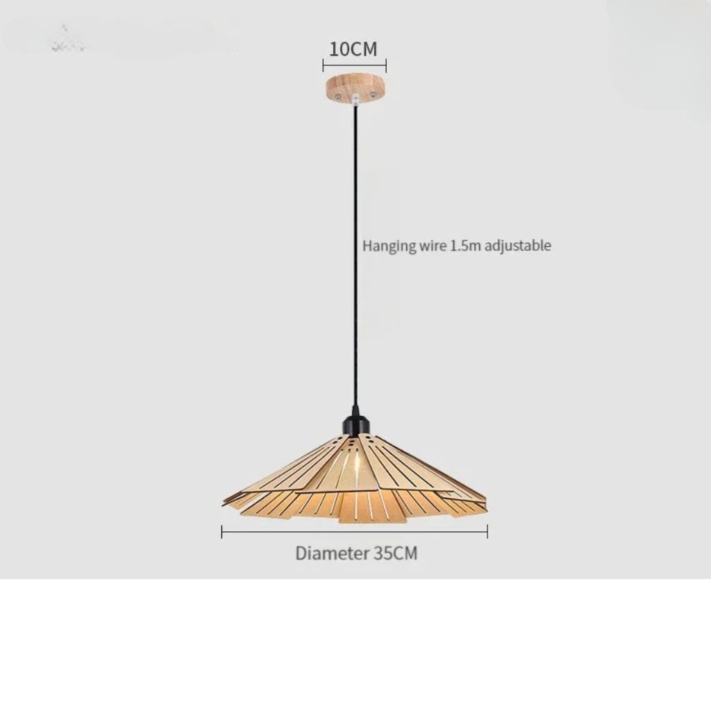 Suspension Luminaire Bois Rocker