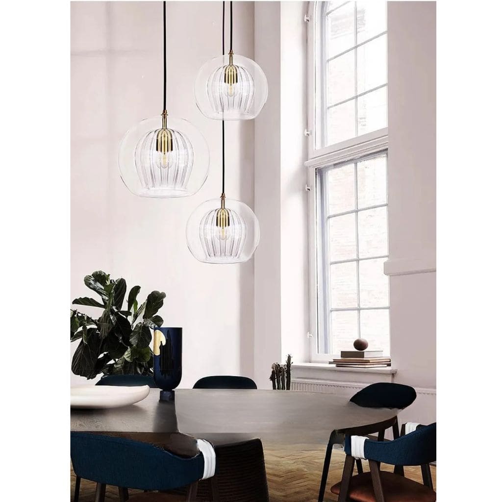 Suspension Luminaire Verre Nordique LED