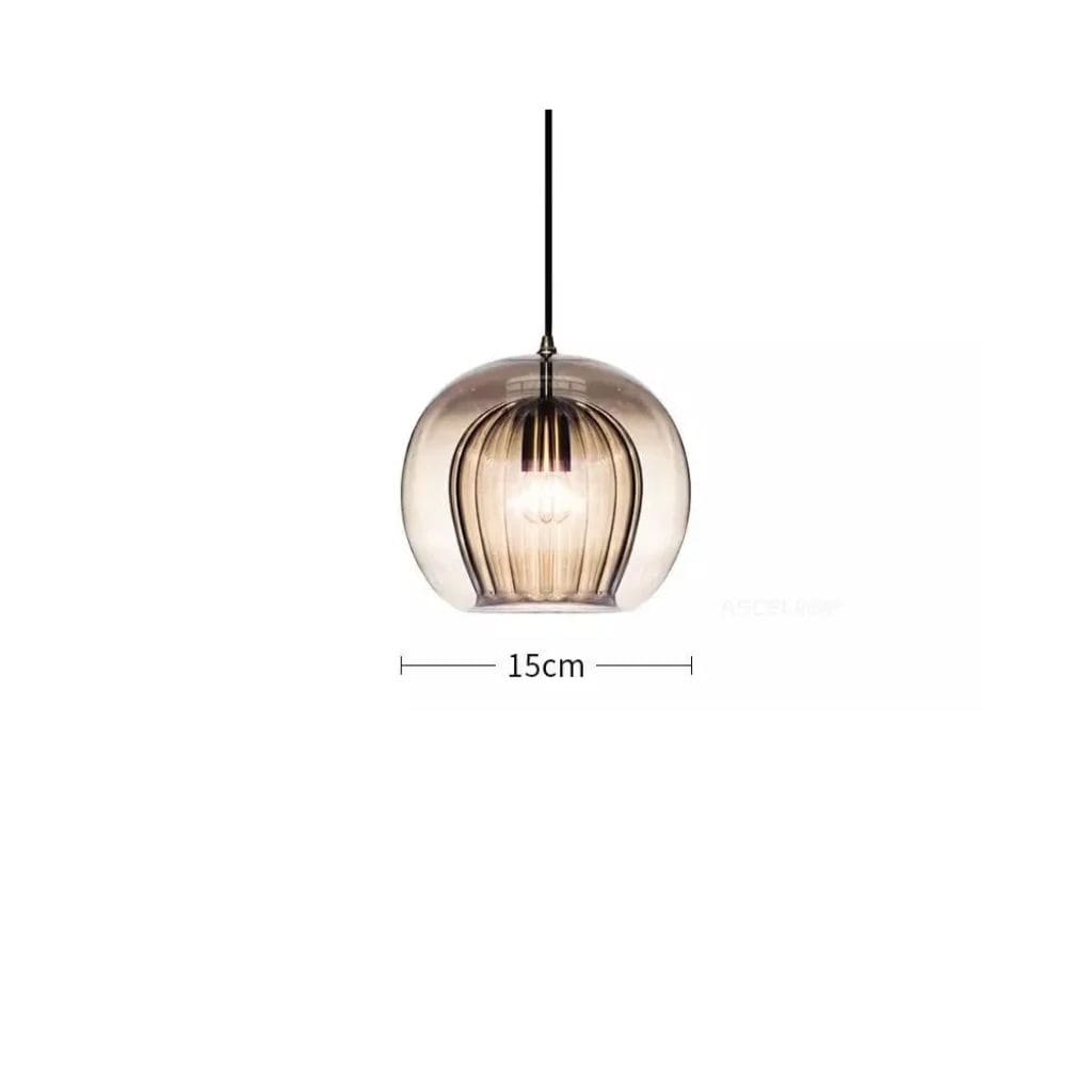 Suspension Luminaire Verre Nordique LED