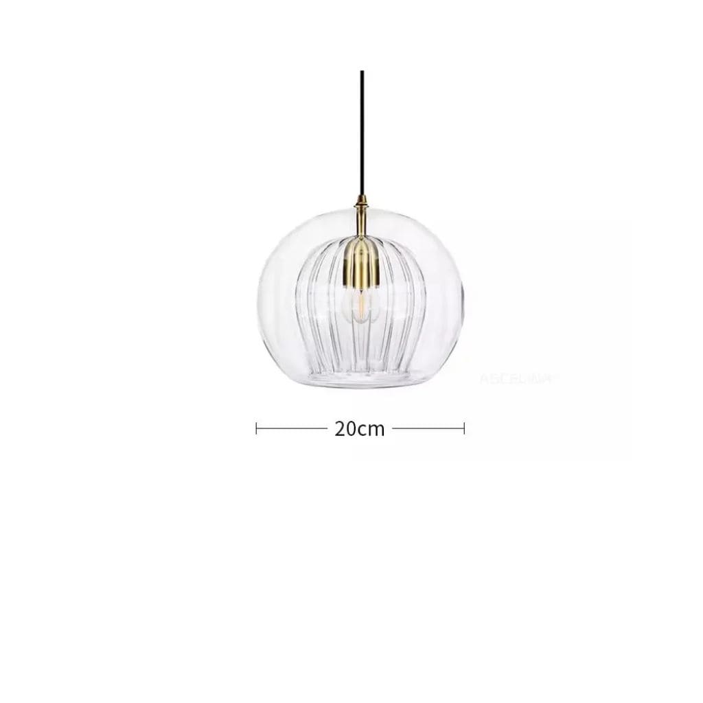 Suspension Luminaire Verre Nordique LED