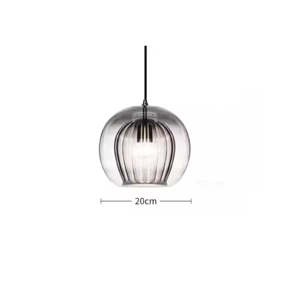 Suspension Luminaire Verre Nordique LED