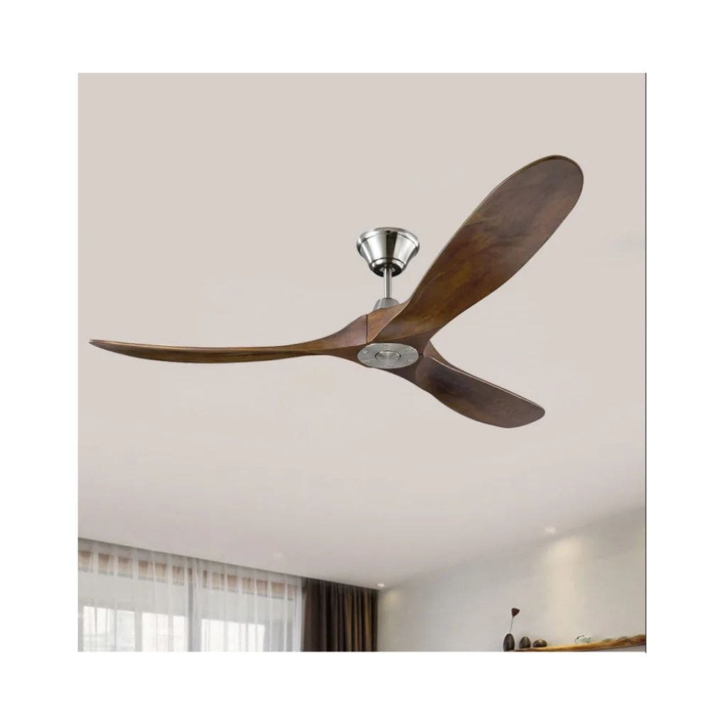 Ventilateur Plafond Bois Style Tropical