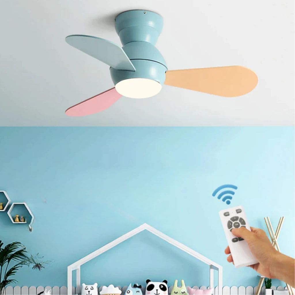 Ventilateur de Plafond Moderne pour Chambre d'Enfant